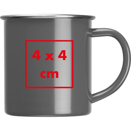 Tazza in acciaio di Trezzo