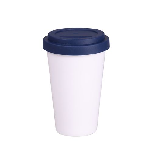 Beker Freedom Classic 280ml wit/marineblauw / donkerblauw