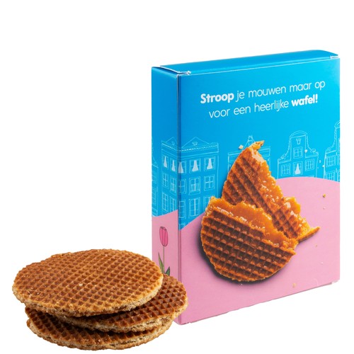 Box with 3 Dutch Butter Syrup Waffle