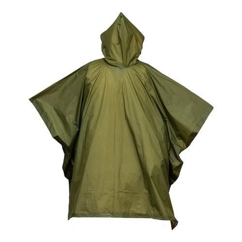 Poncho de pvc con capucha en funda. Poncho de pvc con capucha en funda.