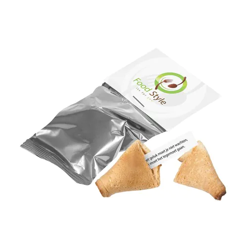 Biscuit de fortune avec carte à en-tête