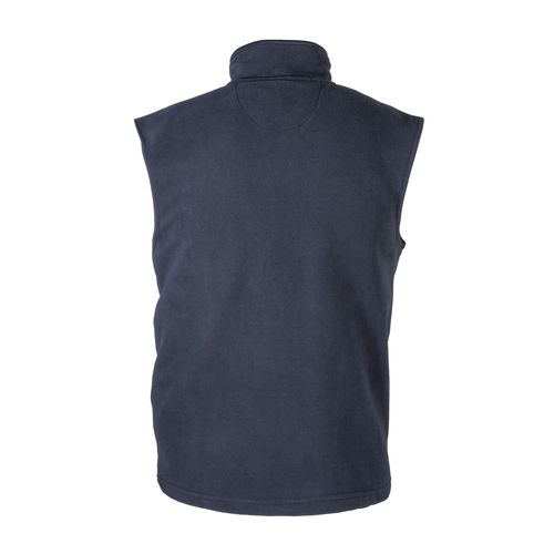 Fleece (180 g/m2) vest with zip and 2 side pockets. Sizes: S/M/L/XL/XXL