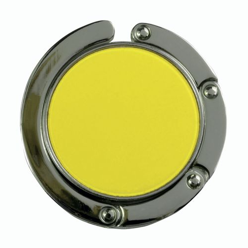 Cuelgabolsos de metal.