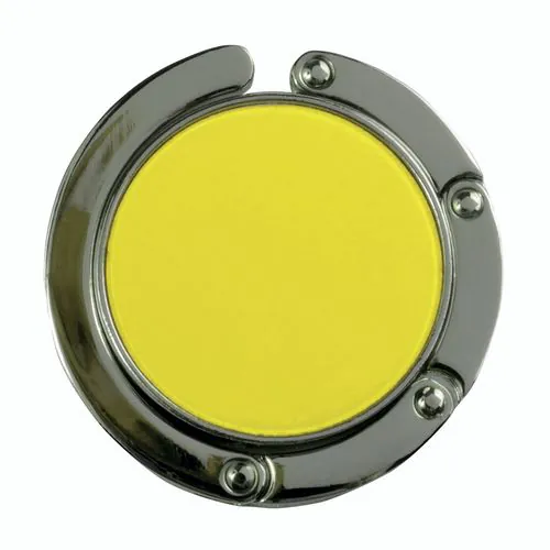 Cuelgabolsos de metal.