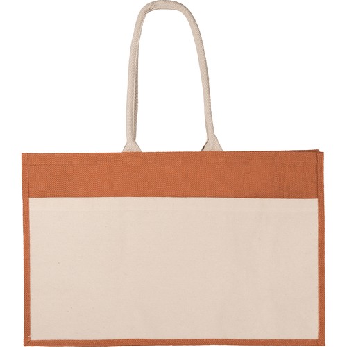 BEACH BAG IN JUTE AND COTTON BEACH BAG IN JUTE AND COTTON