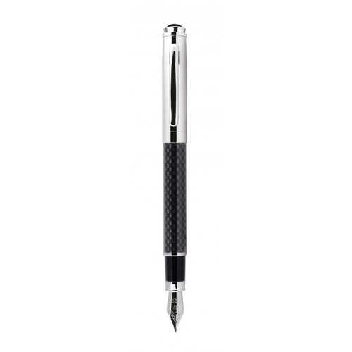 FOUNTAIN PEN CHROMED IN CARBON FIBER FOUNTAIN PEN CHROMED IN CARBON FIBER