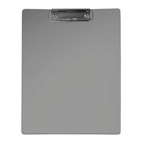 Plastic A4 folder with metal clip