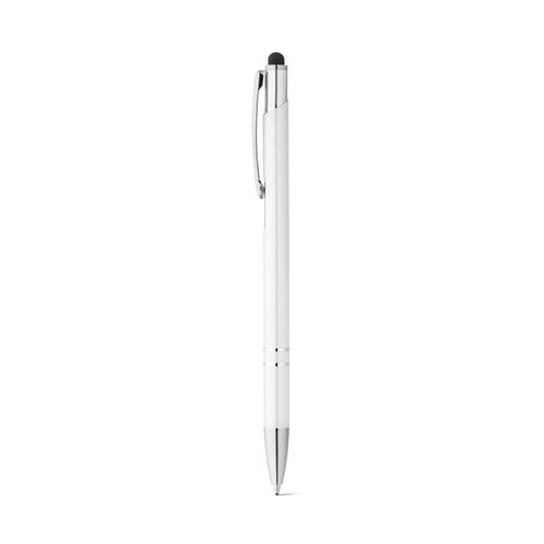 GALBA. Penna a sfera in alluminio con punta touch e clip