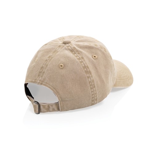 BEAU AWARE™ Washed 6-Panel Kappe aus 270gr/m² Baumwolltwill