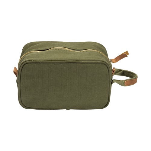 Recycled canvas beauty case with side handle Recycled canvas beauty case with side handle