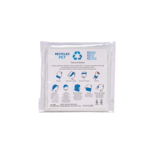 Bandana multiuso tubolare  R-pet in tessuto elastico