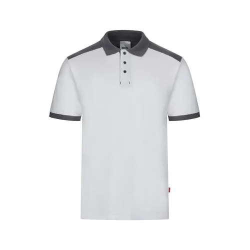 VL VELES. Polo piqué bicolore stretch (200g/m²), manches courtes, en polyester (96%) et élasthanne (4%) VL VELES. Polo piqué bicolore stretch (200g/m²), manches courtes, en polyester (96%) et élasthanne (4%)