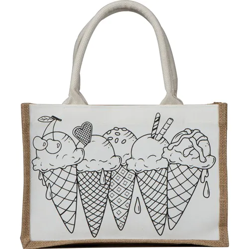 Bolsa de algodón yute para colorear