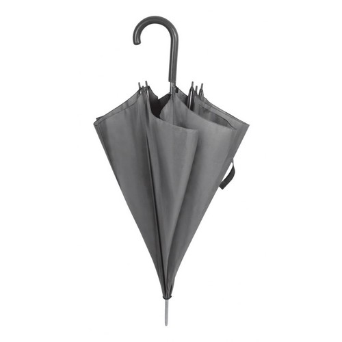 PARAPLUIE GRIS MANCHE PVC GRISE d=106cm