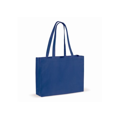 Borsa in cotone riciclato con soffietto 140g/m² 49x14x37cm Borsa in cotone riciclato con soffietto 140g/m² 49x14x37cm