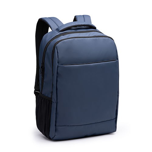 Computer backpack made of PU leather and RPET 600D Eliza