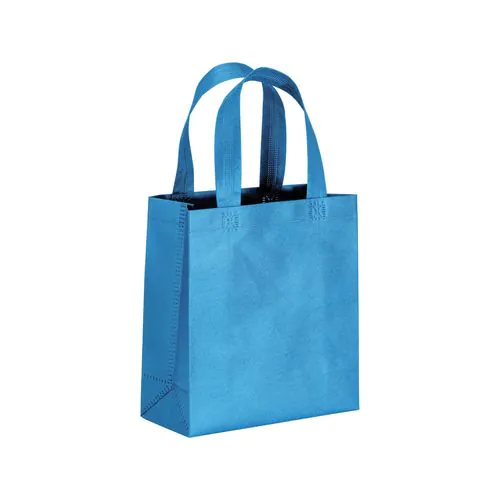 TNT 80 g/m2 Mini-Shopper mit Seitenfalte, kurze Griffe TNT 80 g/m2 Mini-Shopper mit Seitenfalte, kurze Griffe