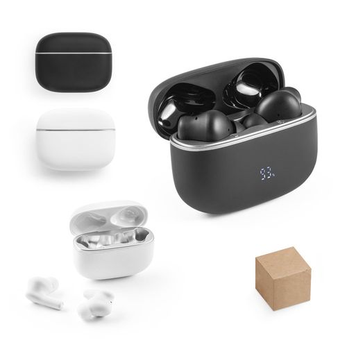 CAUBY. Wireless headphones in recycled ABS (100% rABS) with ANC and 7 hours of battery life