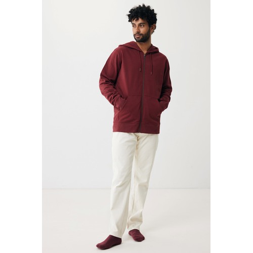 IQONIQ Abisko recycled cotton zip through hoodie