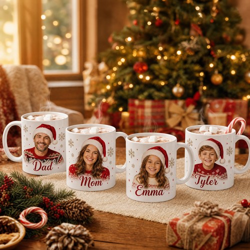 Mug Photo Personnalisé – Céramique Blanche, Lave-Vaisselle