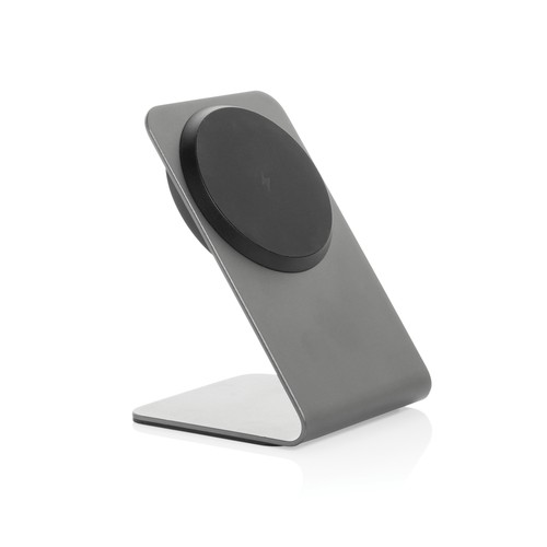 Terra aluminium 15W magnetic wireless charging phone stand Terra aluminium 15W magnetic wireless charging phone stand
