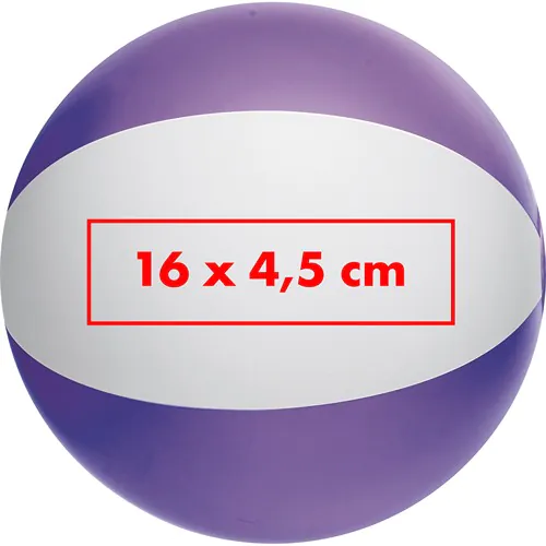 Bicoloured beach ball