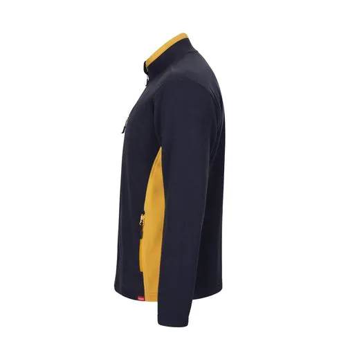 VL GERAS. Tweekleurig fleecejack (220g/m²) van polyester (100%)