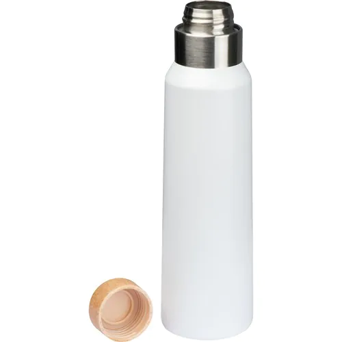 Thermos flask with wooden cap 500 ml Thermos flask with wooden cap 500 ml