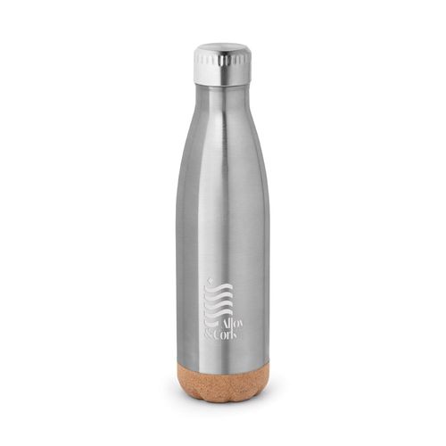 SOLBERG. Stainless steel thermos and cork base 560 mL SOLBERG. Stainless steel thermos and cork base 560 mL