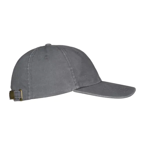 260 g/m2 stone washed cotton baseball cap, 6 panels