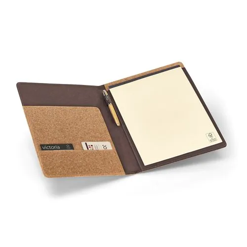 SERPA. A4 cork folder with a block of plain pages SERPA. A4 cork folder with a block of plain pages