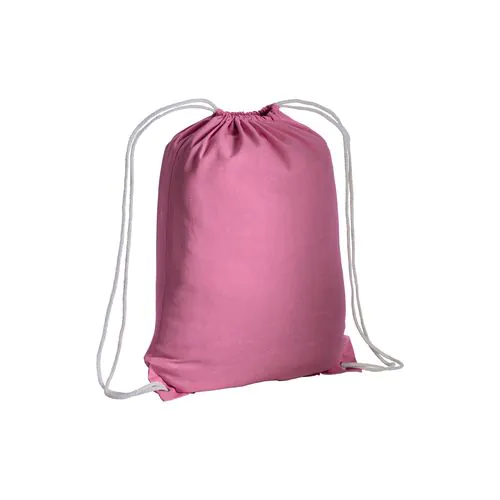 135 g/m2 cotton backpack with drawstring closure