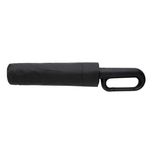 Yara 21" AWARE™ RPET solid colour umbrella with carabiner Yara 21" AWARE™ RPET solid colour umbrella with carabiner