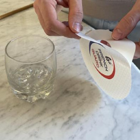 Couvercle anti-drogue FRENCH DRINK GUARD personnalisé