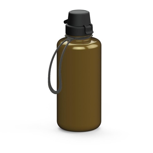 Gourde "School" transparente incl. attache, 1,0 l Gourde "School" transparente incl. attache, 1,0 l