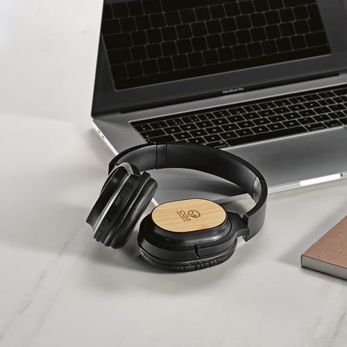 Cuffie Fleming rABS e bambù 400mAh. 8h autonomia Cuffie Fleming rABS e bambù 400mAh. 8h autonomia