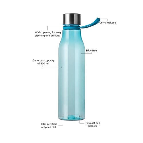 VINGA Bouteille d'eau 800ml RCS RPET Lean
