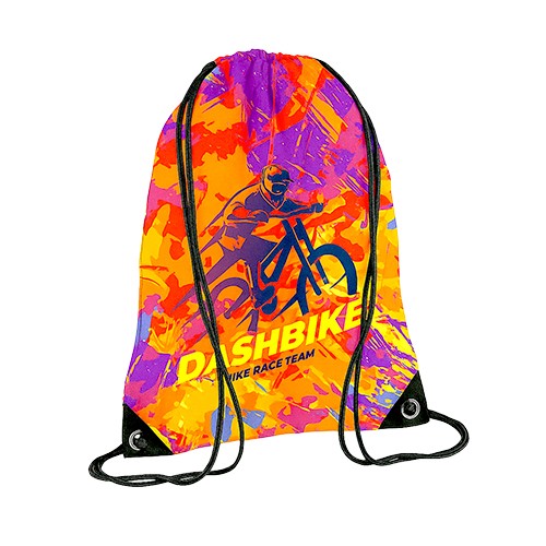Mochila de cuerdas de suave poliéster 210T