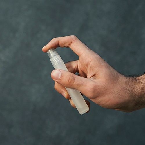 Bolígrafo desinfectante en spray Borbera