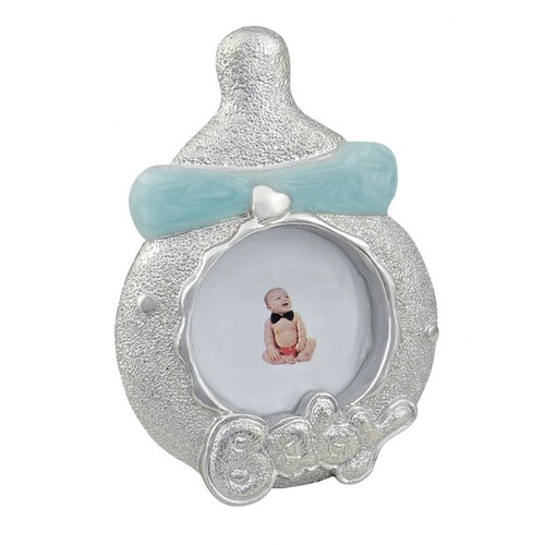PHOTOFRAME BABY'S BOTTLE SKY-BLUE PHOTOFRAME BABY'S BOTTLE SKY-BLUE