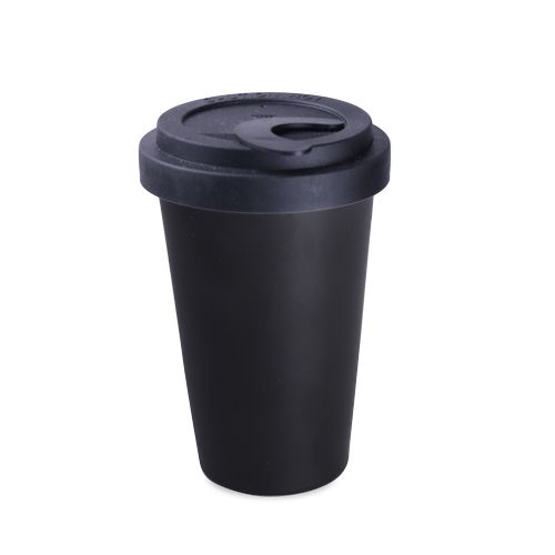 Beker Freedom Lock 280ml satijnzwart/zwart