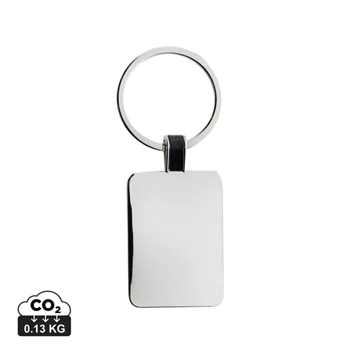RCS recycled zinc alloy rectangle keyring RCS recycled zinc alloy rectangle keyring