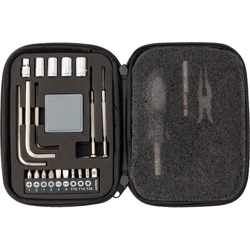 Bonded leather case tool kit Lani