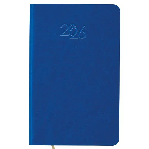 Agenda de poche hebdomadaire 2026 avec couverture souple en PU résistant à la chaleur