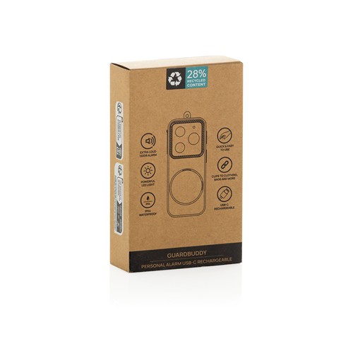 GuardBuddy RCS Personal alarm USB-C re-chargeable GuardBuddy RCS Personal alarm USB-C re-chargeable