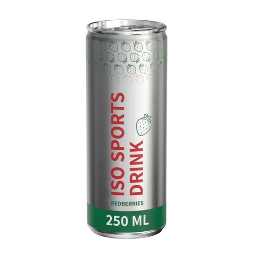Iso Sports Drink Fruits rouges, Fullbody transparent (mat) Iso Sports Drink Fruits rouges, Fullbody transparent (mat)