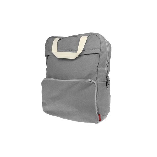 Faltbarer Rucksack 'Cordoba', meliertes Grau RPET