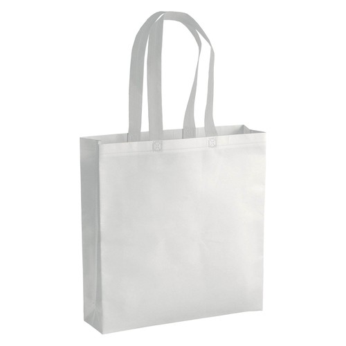Bolsa laminada tejido no tejido, mangos largos y fuelle Bolsa laminada tejido no tejido, mangos largos y fuelle