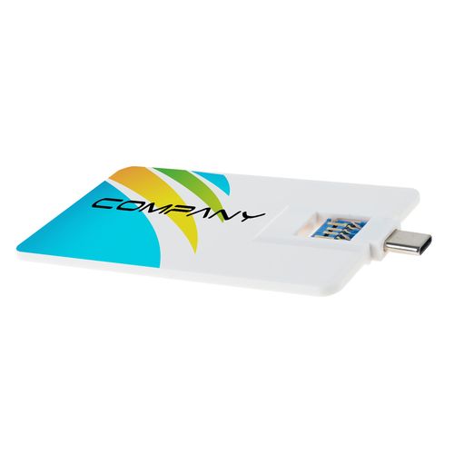 Clé USB Credit Card 3.0 Type-C, 64 GB