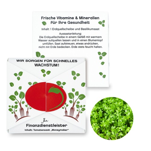 Closure – Oval Seed Card - Cress Closure – Oval Seed Card - Cress